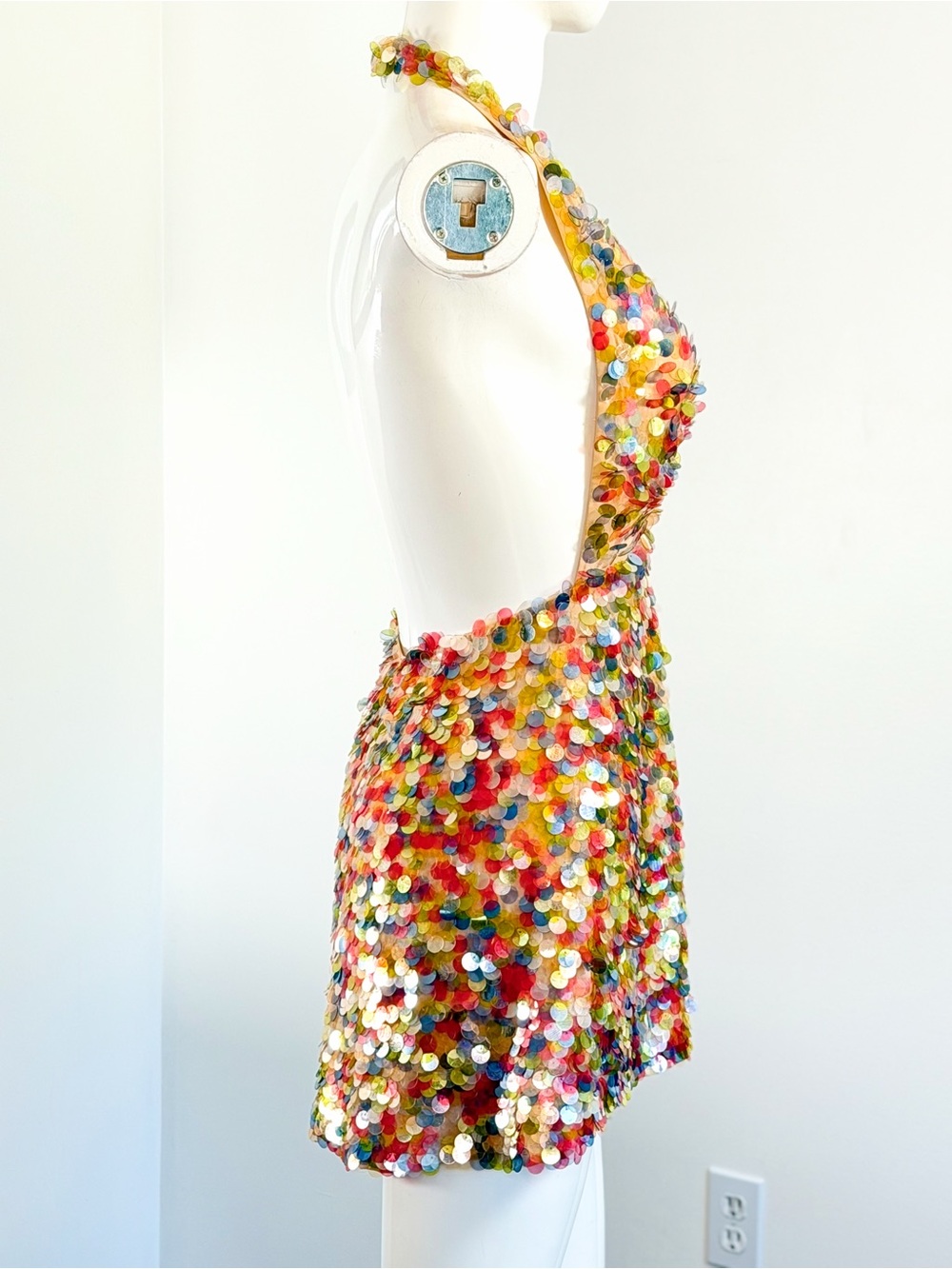 Retrofete AVIGAIL Sequin Mini Dress size XS - Picture 7 of 15